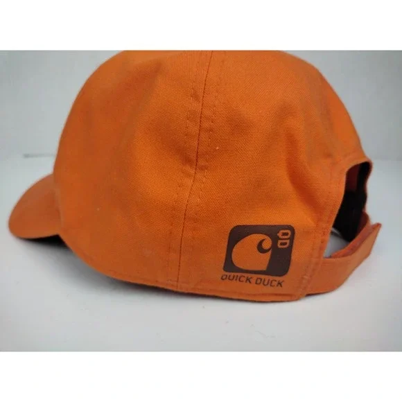 Hard To Find Colorway CARHARTT Orange Quick Duck Adjustable Hat NWOT - Picture 6 of 9
